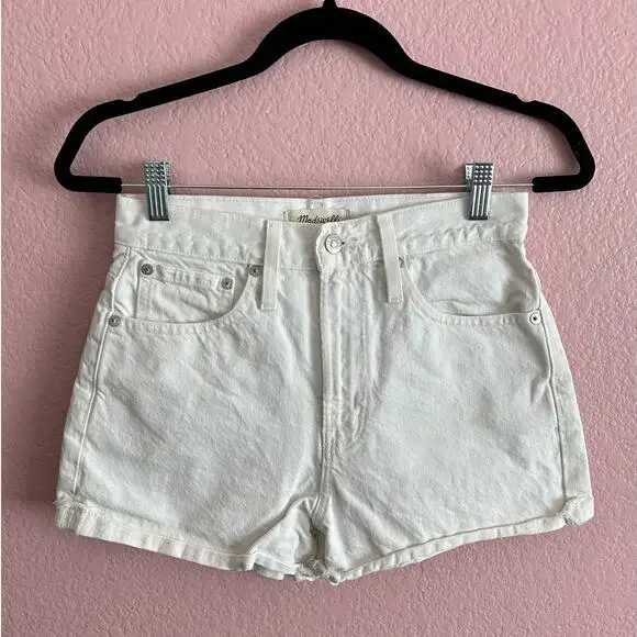 Madewell The Perfect Jean Short in Tile White High Rise Western Size 25 | 2 - Picture 1 of 10